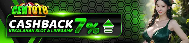 BONUS CASHBACK KEKALAHAN UP HINGGA 7%